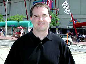 
Gameday editor Tom Swift. (MPR Photo/Jim Bickal)