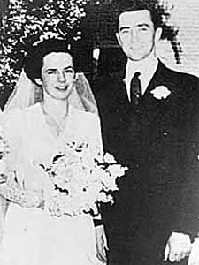 
Eugene and Abigail McCarthy on their wedding day, June 25, 1945. (Photo courtesy of the Minnesota Historical Society)