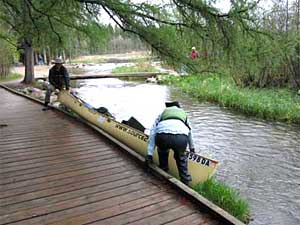 
The two began their trip in May at the source of the Mississippi River, near Itasca, Minnesota. (Photo courtesy of www.source2sea.info/)