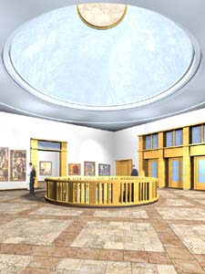 
The new wing of the MIA will feature an atrium that mimics one in the current building. (Image courtesy of the Minneapolis Institute of Arts)