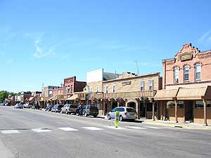 
Annandale has plenty of small town charm, from its quiet streets to its quaint downtown.  But the city is ready to grow, and can't because it needs a new wastewater treatement plant.   (MPR Photo/Tim Post)
