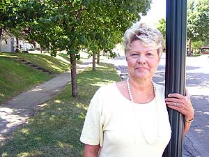 
Annandale's Mayor Sam Harmoning says her town is poised for growth.  But the city can't bring in any new developments unless it's able to build a new wastewater treatment plant. (MPR Photo/Tim Post)