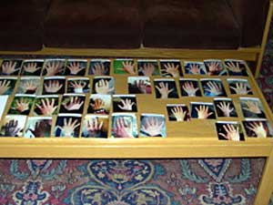 
Daphne Harwood took photos of the hands of Garrison family descendants, seeing similarities among them.  (Photo courtesy of Curtis Gilbert)