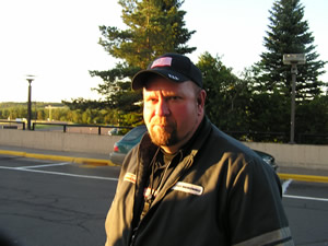 
Ken Reed, president-elect of Local 35 of the mechanics union in Duluth, says Northwest wasn't bargaining in good faith, and was blaming mechanics for its own mistakes.
 (MPR Photo/Stephanie Hemphill)