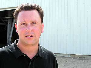 
Brian Jennings, executive vice president of the American Coalition for Ethanol, hopes farmers will influence the growth of the ethanol industry. (MPR Photo/Cara Hetland)