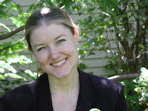
Green Party candidate Elizabeth Dickinson says the public safety budget needs twice the amount Kelly is proposing.   (MPR Photo/Marisa Helms)