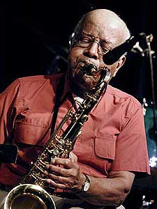 
Irv Williams breathes into his sax. Williams has released two cds' in just over a year, "That's all?" and "Dedicated to You." He plays every Friday afternoon during happy hour at the Dakota Bar and Grill with the "Fosse Band." (Image courtesy of Howard Gitelson)
