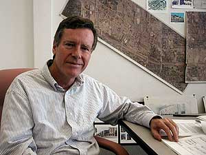 
University United director Brian McMahon wants denser development to encourage transit. (MPR photo/Dan Olson)