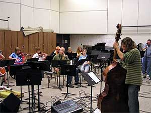 
Engholm is working with about 20 professional and amateur musicians for his "Pet Sounds" project.  (MPR Photo/Tim Post)