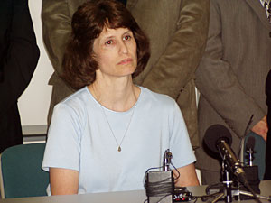 
But Sally Ellison, the mother of James Ellison, said Monday's
testimony only reinforced what she already knew about Erickson's
involvement after family members were told of the circumstantial
evidence in the case.
 (MPR Photo/Toni Randolph)