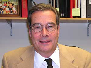 
Doug Hamilton, executive director of university enhancement at Minnesota State University, Moorhead. (MPR  Photo/Bob Reha)