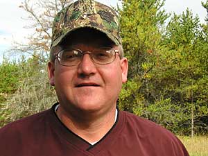 
Miles Hoganson is president of a northwest Minnesota sportsmen's club that includes ATV enthusiasts. Hoganson says the Beltrami Island State Forest doesn't need a lot of ATV restrictions because the population is so sparse.  (MPR photo/Tom Robertson)