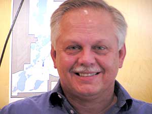
Bruce Nelson heads an organization which represents water treatment plant operators across the state. He says cities worry they may be forced to pay a disproportionate share of the cost of cleaning up Minnesota waters.  (MPR Photo/Dan Gunderson)