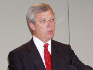 
Xcel president and CEO Richard Kelly announced that the company will give one million dollars to the Salvation Army's Heatshare Program.  (Brandt Williams)