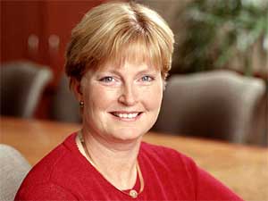 
HealthPartners CEO Mary Brainerd, who also chairs the Itasca Project, says it's in the best interests of businesses to help people of color and those with low incomes improve their skills -- since they'll be the employee pool in the future. (Photo courtesy of HealthPartners)