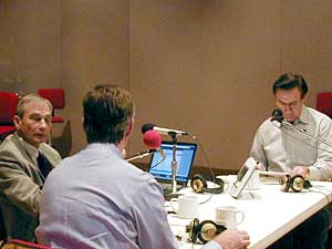 
The final debate of the campaign was hosted by Gary Eichten, host of MPR's Midday program. (MPR Photo/Marisa Helms)