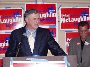 
Peter McLaughlin said he was disappointed with the outcome but believes his public safety message will make the city a safer place.

 (MPR Photo/Brandt Williams)