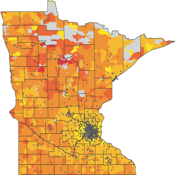 Map of entire state