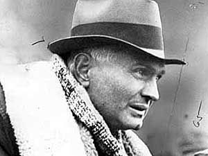 
University of Minnesota Coach Bernie Bierman's football teams won five national championships during the 1930s and '40s.  He was born in 1894 at Springfield, Minnesota and died in 1977 in Laguna Hills, California.   (Photo courtesy of the University of Minnesota)