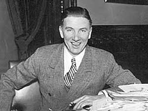 
Gov. Floyd B. Olson was elected Minnesota governor in 1930 and re-elected in 1932 and 1934. He died in August, 1936, just months after the "Floyd of Rosedale" tradition was born.   (Photo courtesy of the Minnesota Historical Society)