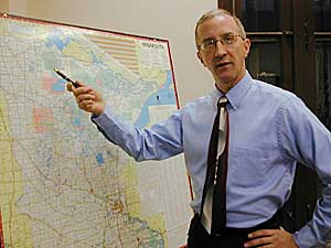 
Matt Kramer, commissioner of the Minnesota Department of Employment and Economic Development, says foreign investment could help the state's economy stay strong. (MPR file photo)