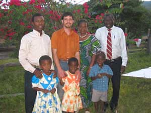 
Jonah Eller-Isaacs and his Malawian host family -- from top left: Albert Chimwemwe, Marilyn, Trywell, Siphiwe, Adinafe, and Smarty. (Photo: Jonah Eller-Isaacs)
