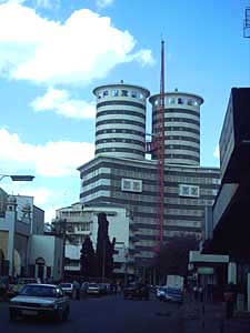 
This is the Nation Media Center in downtown Nairobi.  (Photo: Jonah Eller-Isaacs)