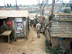 
The alleys of Kibera are home to nearly one million residents, making it the largest single slum in all of Africa. (Photo: Jonah Eller-Isaacs)