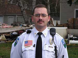 
Sacred Heart Police Chief Norman Krueger is confident Minnesota's new meth law will lower the number of labs in the state, but it will never stop production completely.     (MPR Photo/Tim Post)