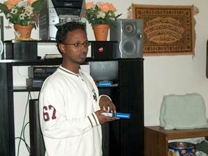 
Mohamed Kayse Said is Anab Garuf’s oldest son. He attends Rochester Area Technical College.  (MPR photo/Sea Stachura)