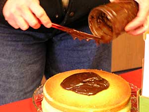 
Stephanie Williams says eating local food should be practical. That's why "essentials" like chocolate are allowed.  (MPR Photo/Dan Gunderson)