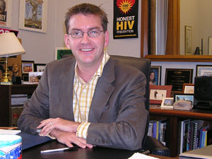 
Sen. Scott Dibble says he's pleased the recent election victories appear to make it easier to keep the measure off of the ballot.   (MPR Photo/Tom Scheck)