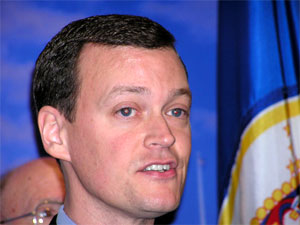
Rep. Jeff Johnson says "it's relatively easy to take that home or that farm or that little piece of land and we don't think it should be." (MPR Photo/Tom Scheck)