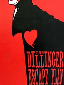 
The Dillinger Escape Plan, Malleus, Tortina, Italy. Screenprint
 (Image courtesy of MCAD)