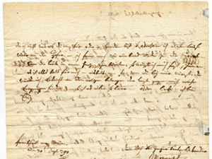 
Side 2 of the letter. (Photo courtesy of the Schubert Club)