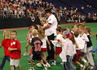 Metrodome ceremony